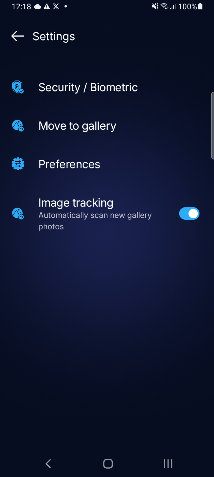 Obscura settings